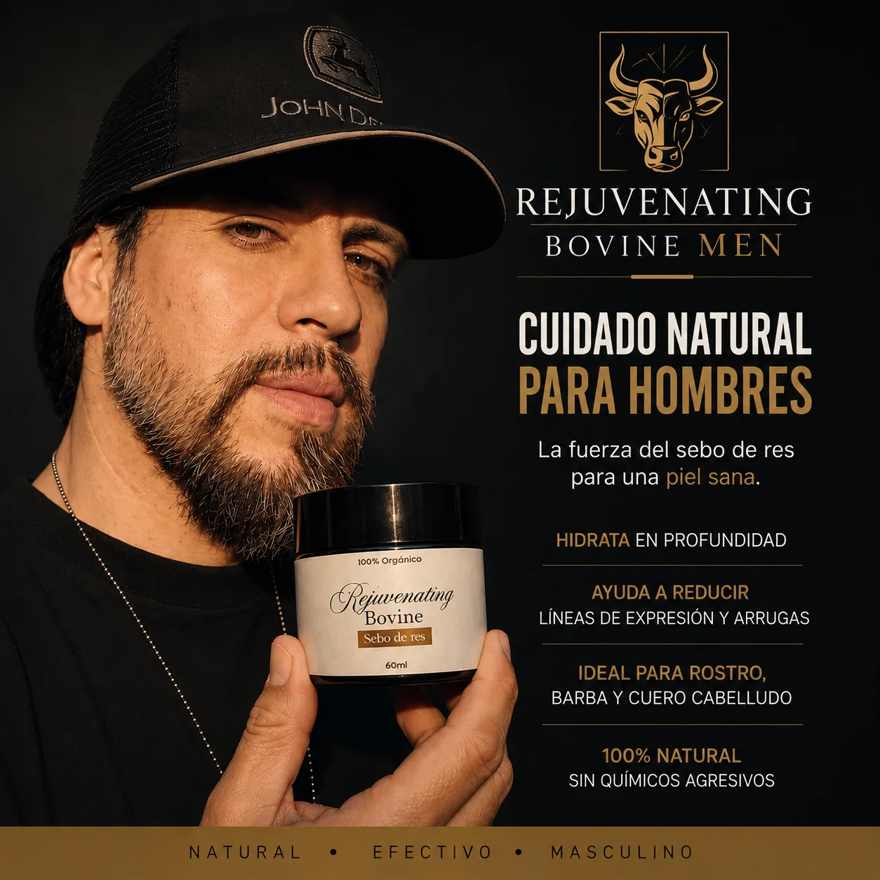Rejuvenating Bovine crema de sebo de res